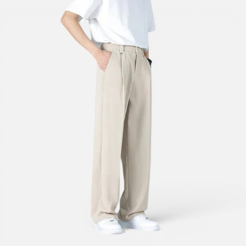 Men's Lightweight Relaxed Fit Wide Leg Pants – House of Velari