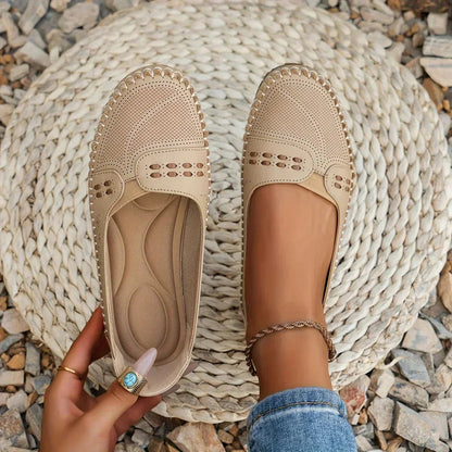 Women's Slip-On Flat Loafers Cushioned Insole – House of Velari
