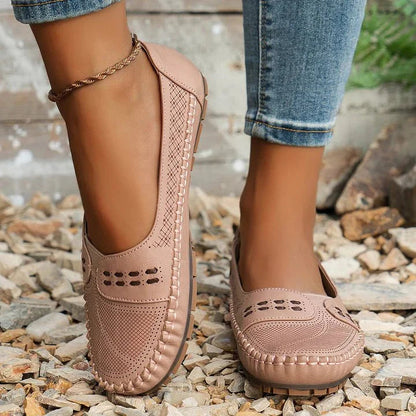 Women's Slip-On Flat Loafers Cushioned Insole – House of Velari