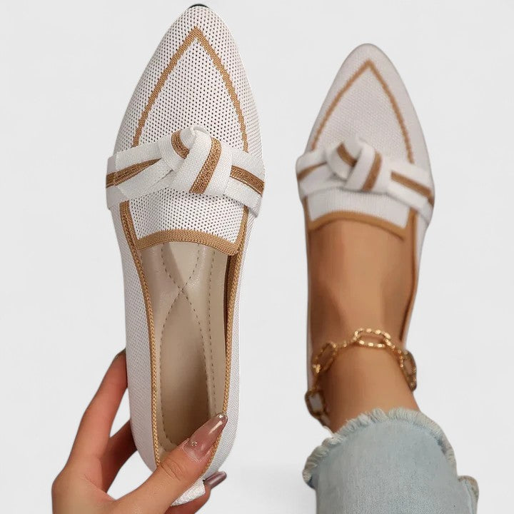 Women's Buckle Pointed Toe Flats – House of Velari