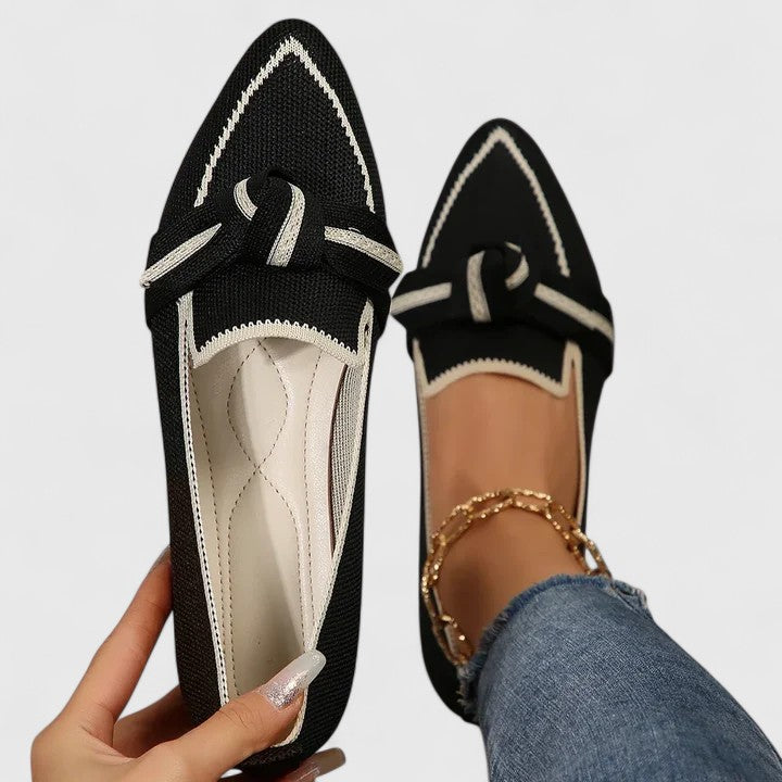 Women's Buckle Pointed Toe Flats – House of Velari