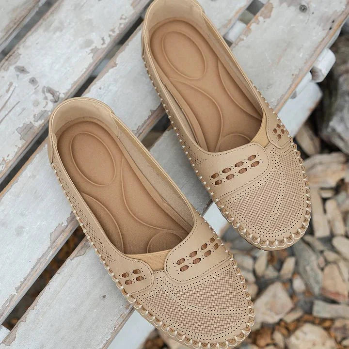 Women's Woven Slip On Loafers Flat – Comfort Shoes – House of Velari