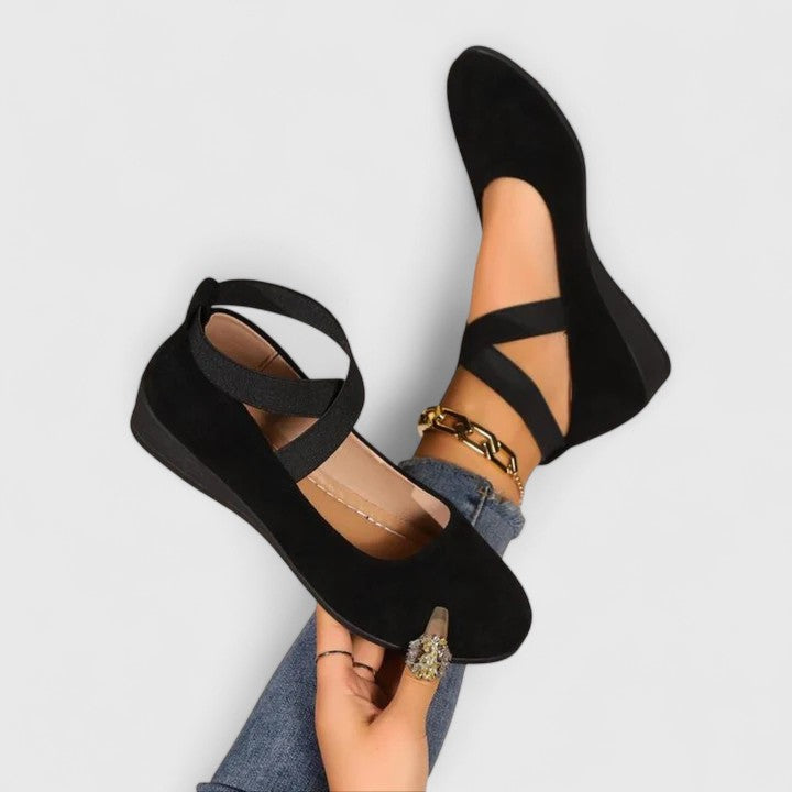 Women's Ballet Flats Elastic Strap – Comfort – House of Velari