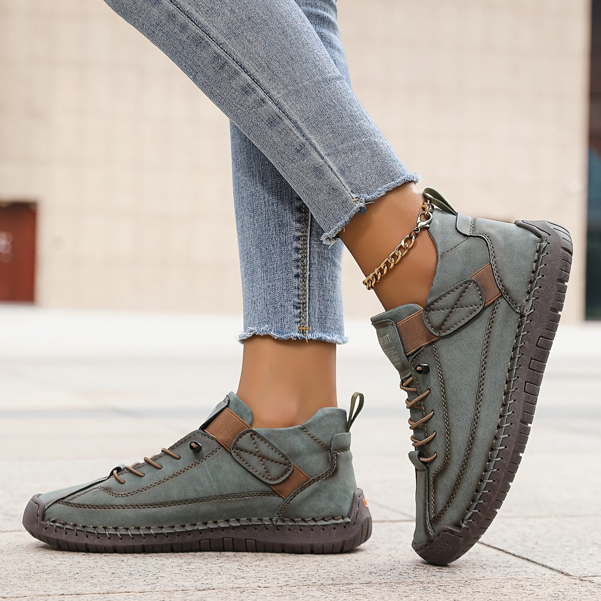 Women's Lace-Up Sneakers Suede – House of Velari