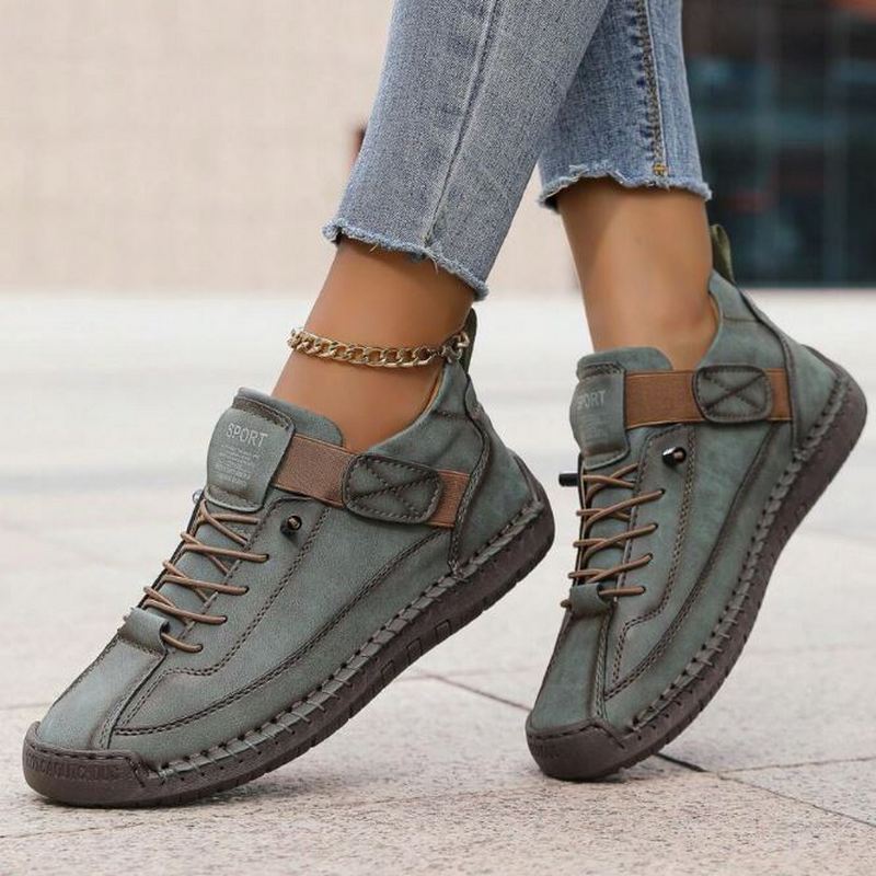 Women's Lace-Up Sneakers Suede – House of Velari