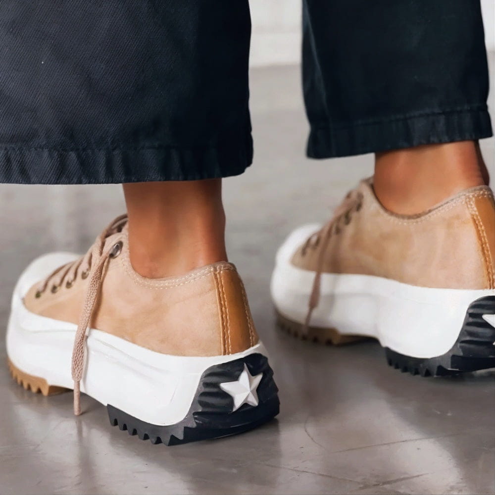 Women's Platform Lace-Up Sneakers – Casual Wear – House of Velari