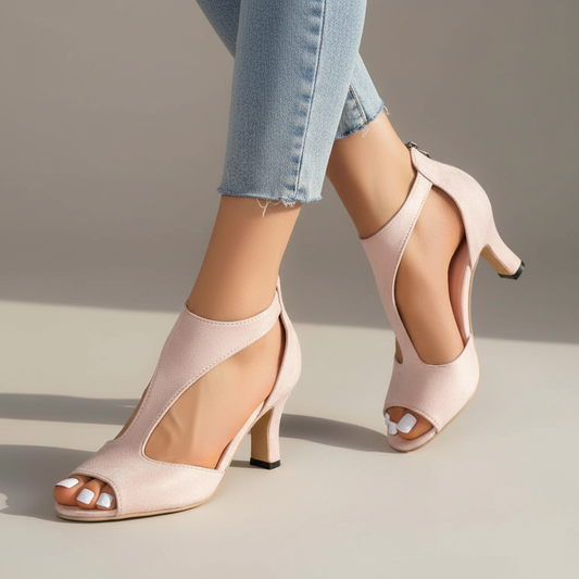 Women's Mid Heel T-Bar Heels – House of Velari
