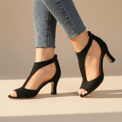 Women's Mid Heel T-Bar Heels – House of Velari