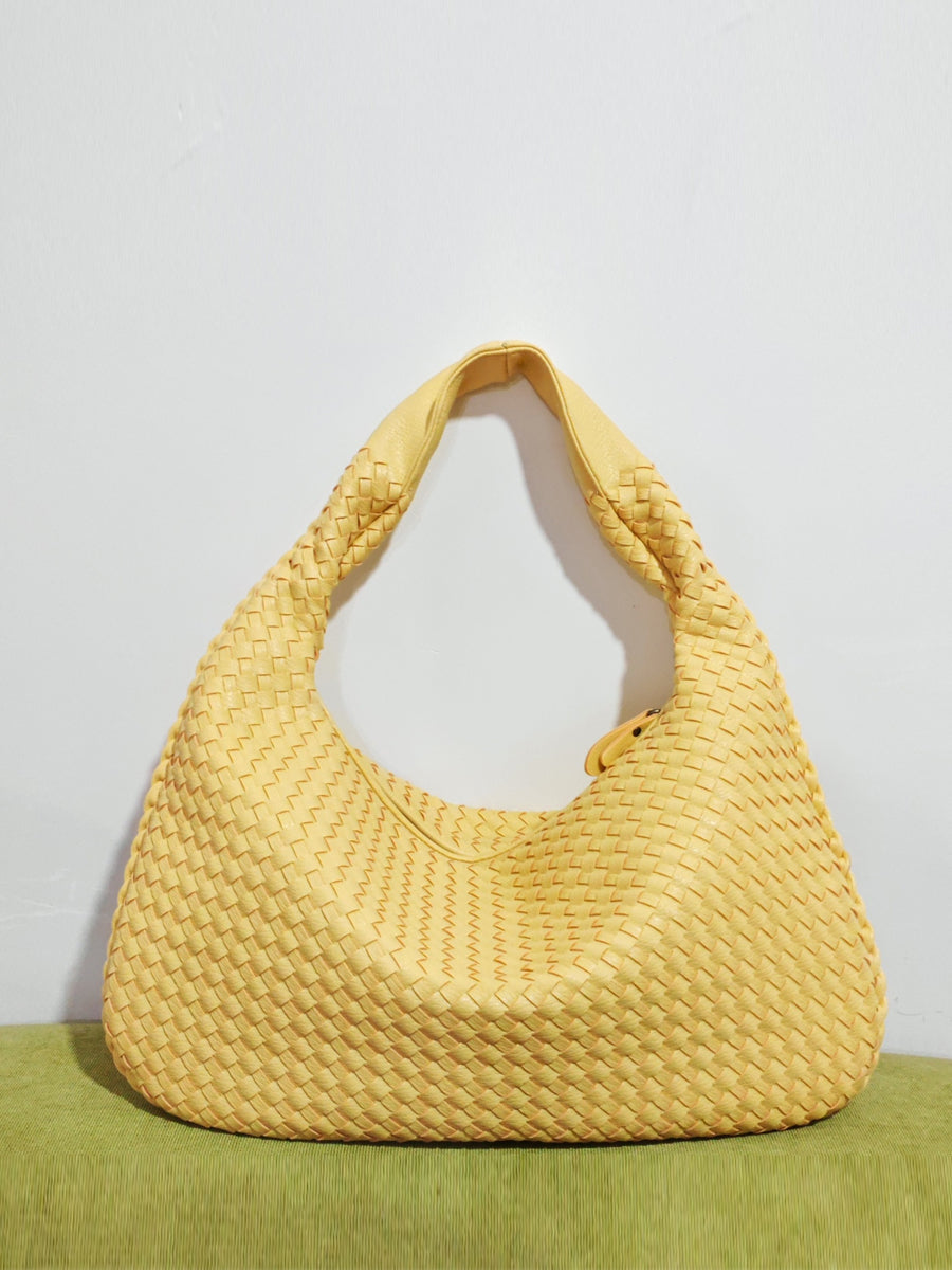Women's Leather Woven Bag – House of Velari