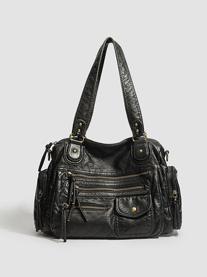 Women's Leather Distressed Multi Handbag – House of Velari