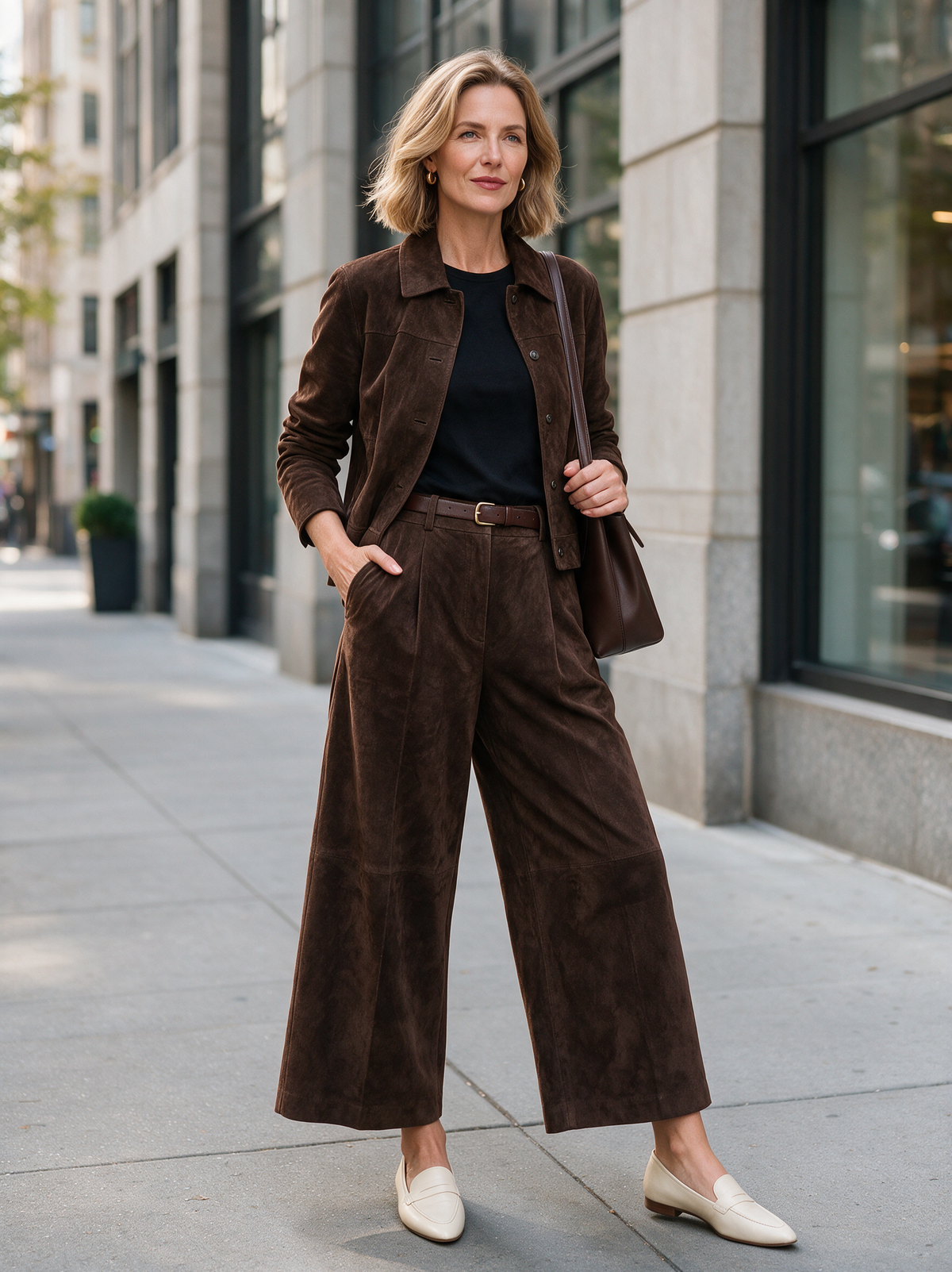 Women's Suede Retro Faux Set – House of Velari