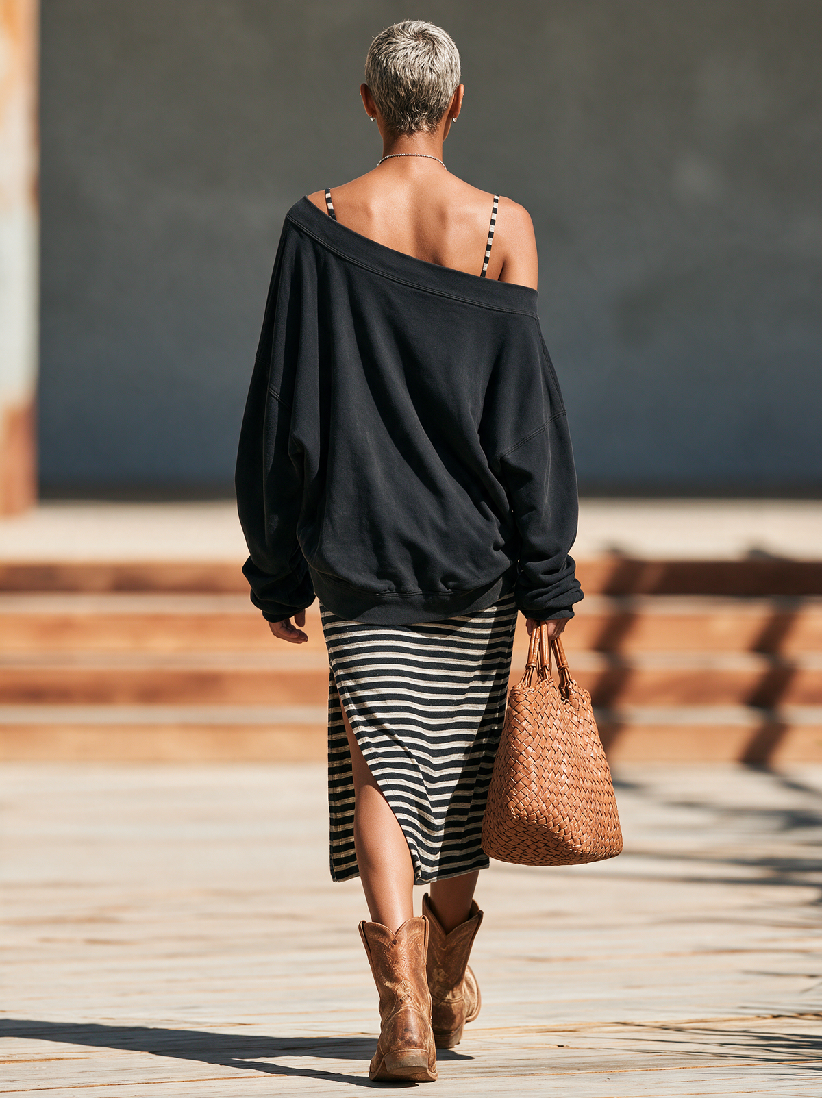 Women's Striped Vintage Dress – House of Velari
