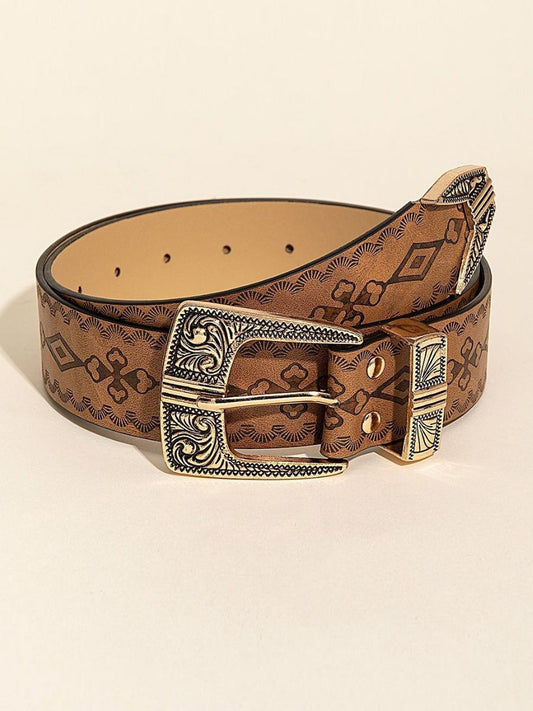 Women's Western Patterned Belt – House of Velari