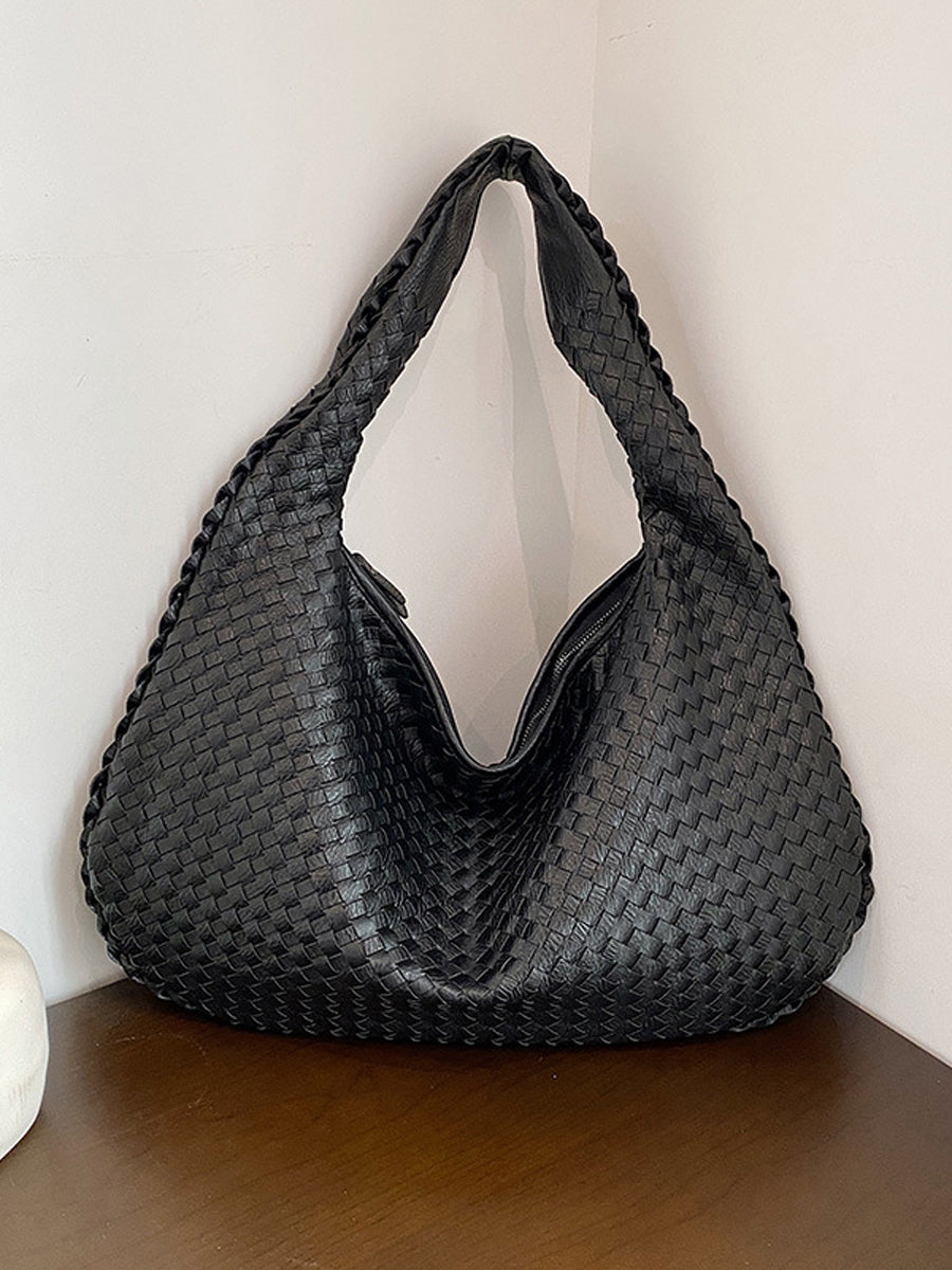 Women's Leather Woven Bag – House of Velari