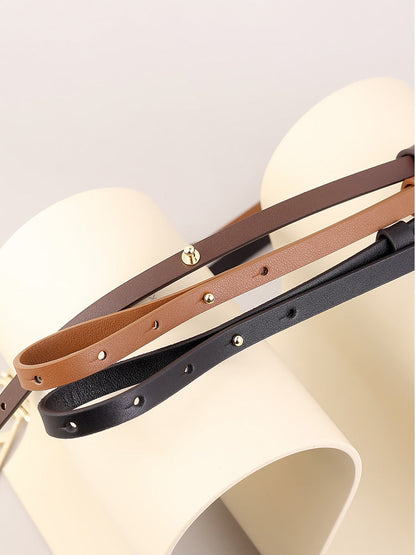 Women's Brown Leather Belt – House of Velari