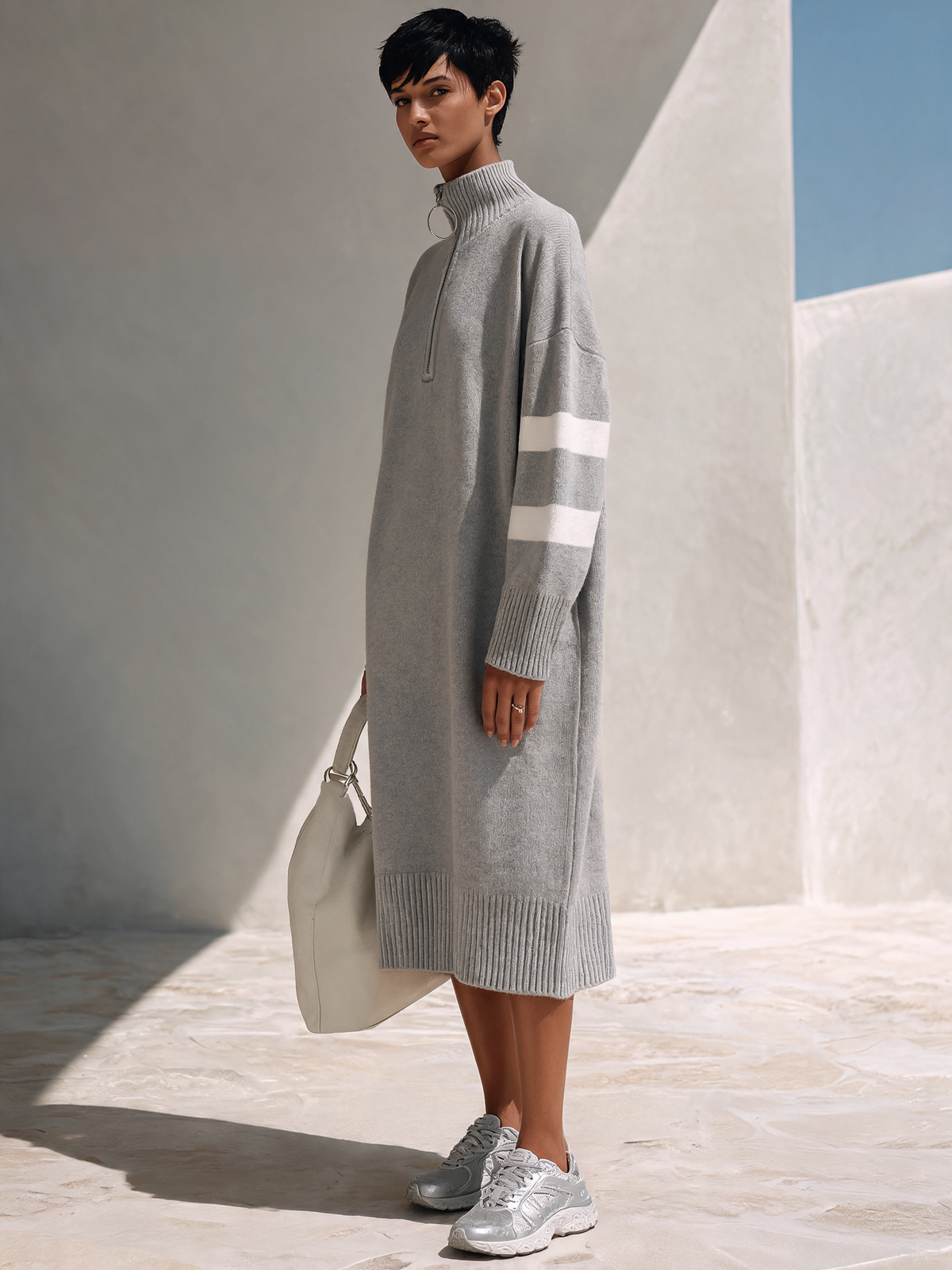 Women's Knit Mid Length Dress – House of Velari