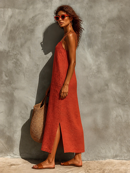 Women's Cotton Square Neck Boho Dress – House of Velari
