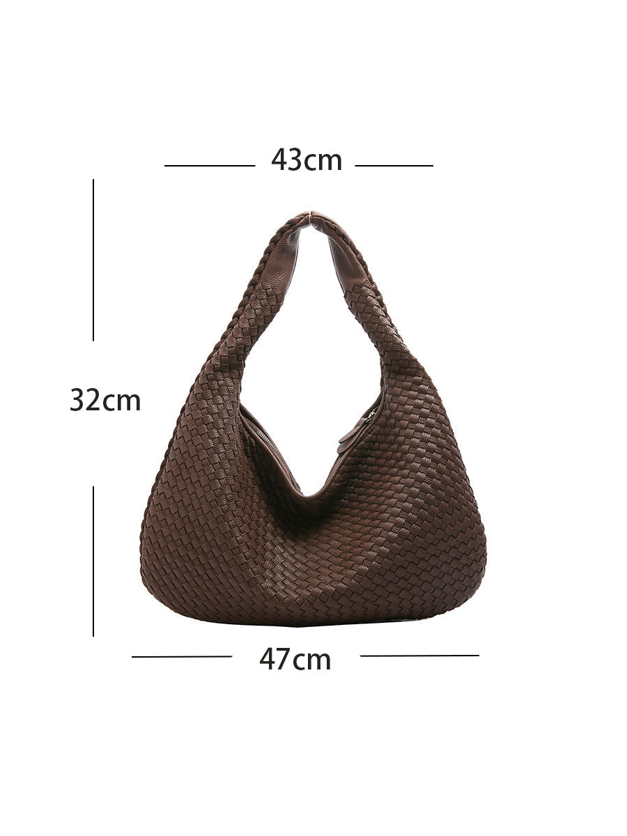 Women's Leather Woven Bag – House of Velari