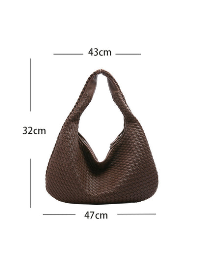 Women's Leather Woven Bag – House of Velari