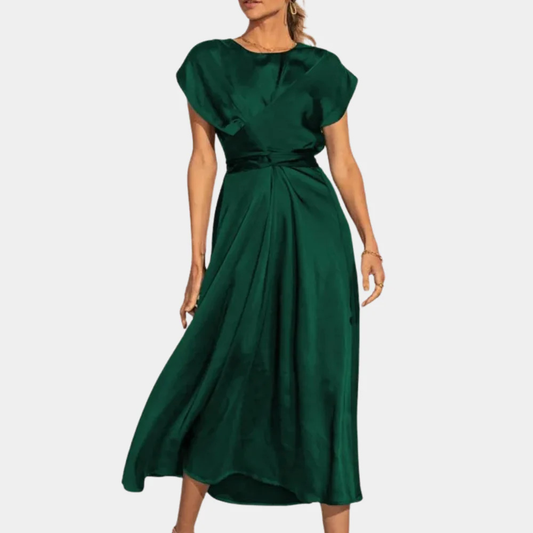 Women's Boat Neck Kimono Maxi Dress Set – House of Velari