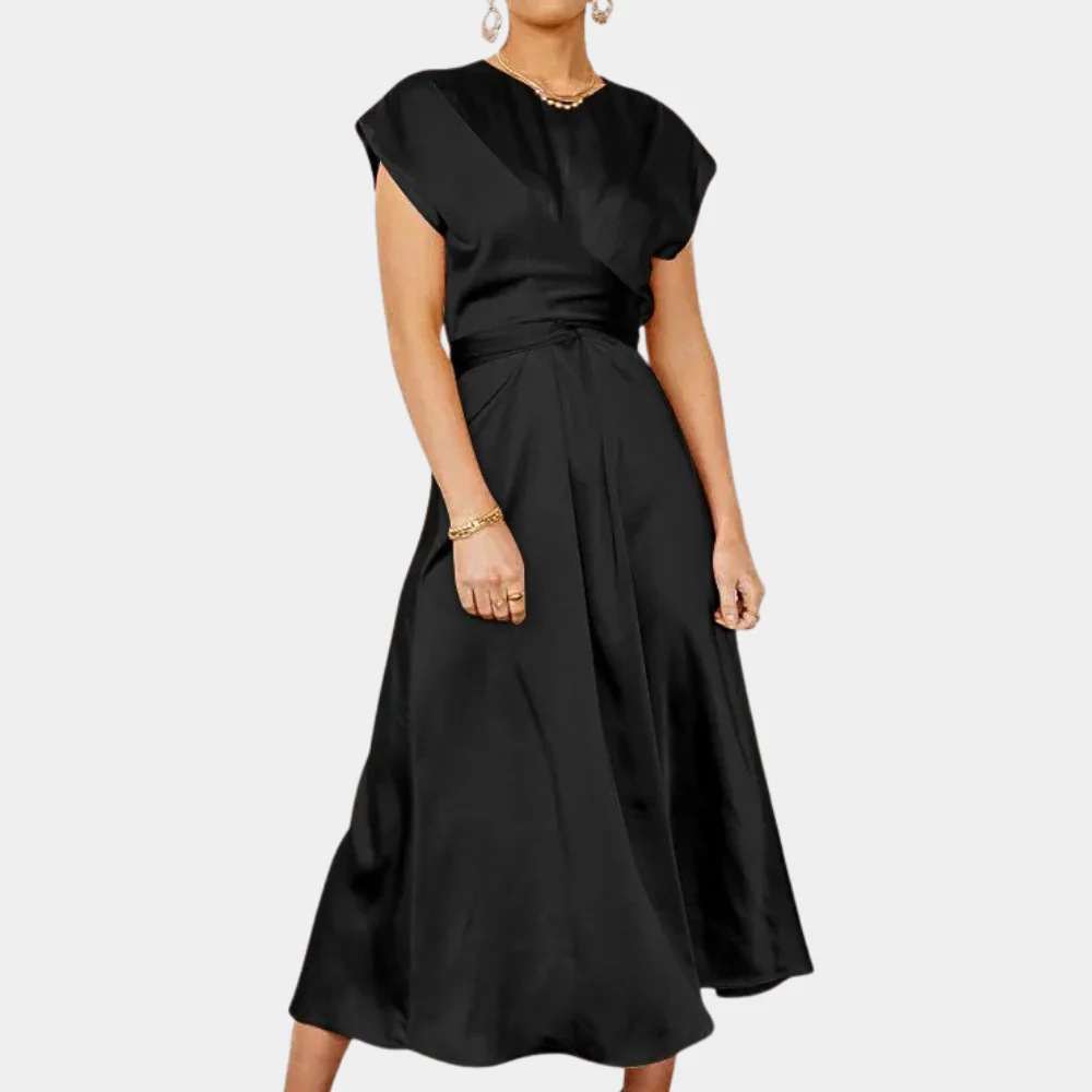 Women's Boat Neck Kimono Maxi Dress Set – House of Velari