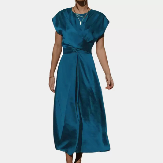 Women's Boat Neck Kimono Maxi Dress Set – House of Velari