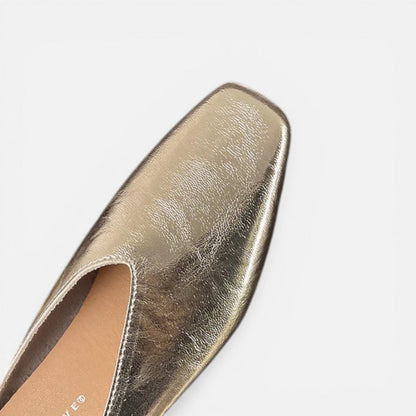 Slip-On Flat Mules Square Toe – House of Velari
