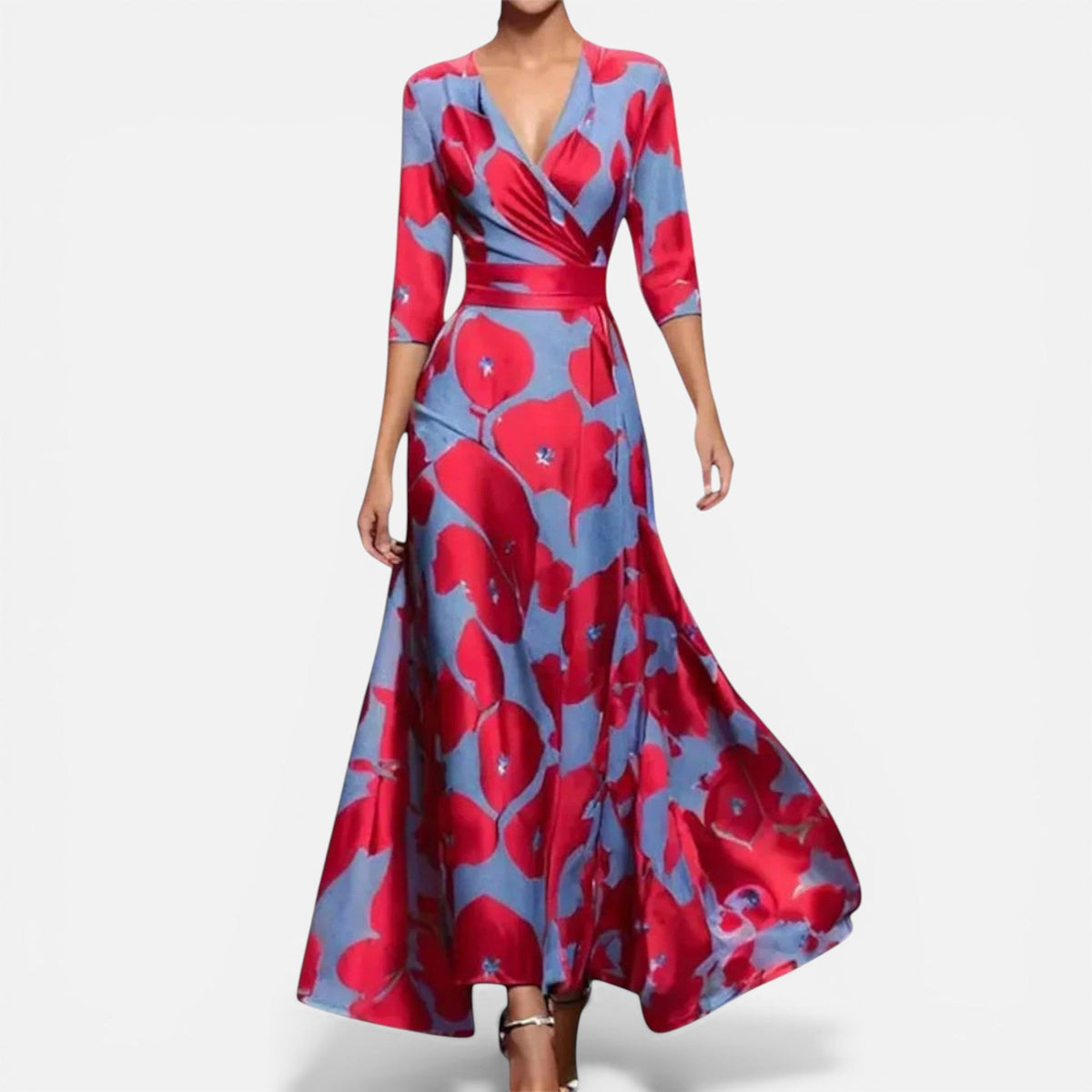 Flowing Statement Occasion Maxi Dress – House of Velari