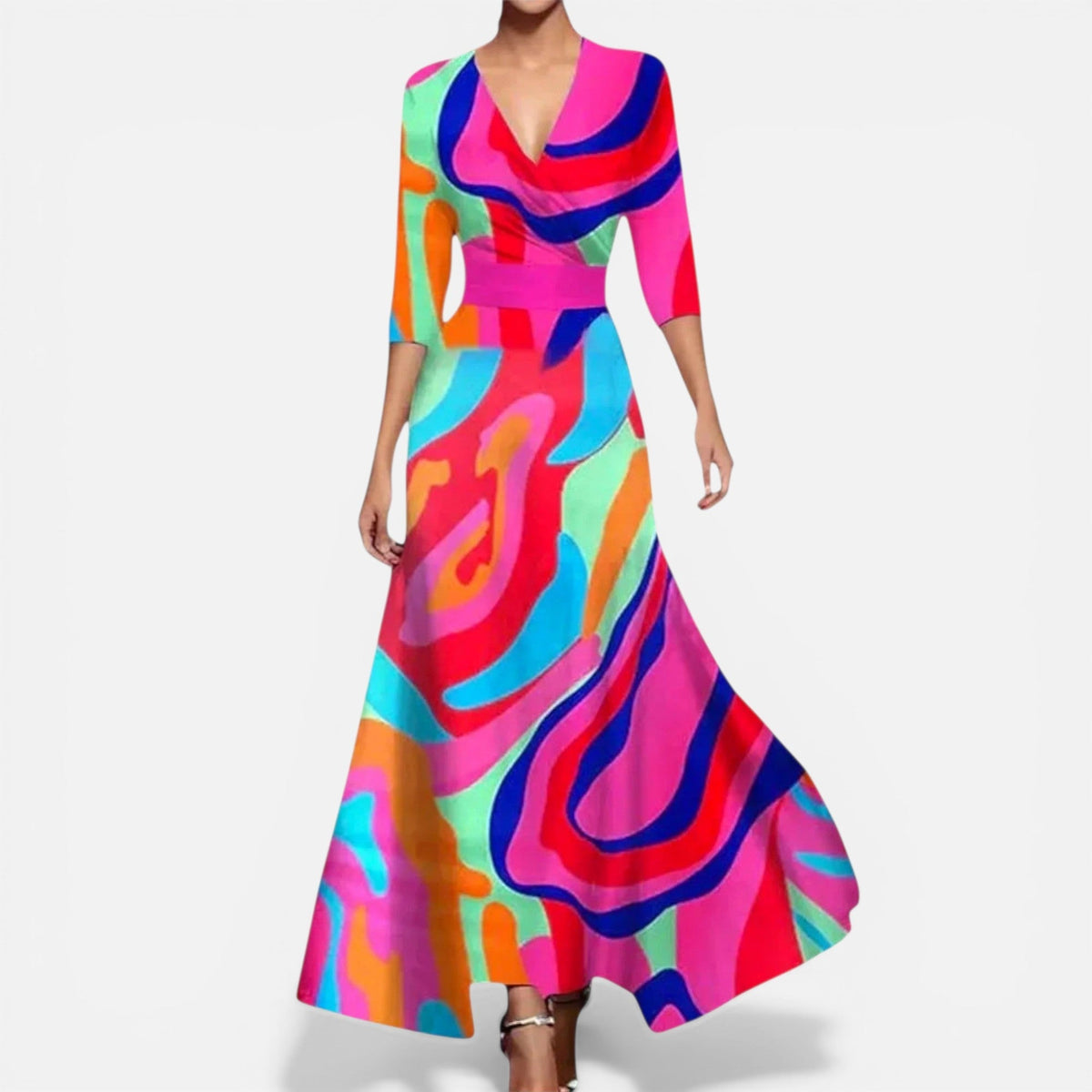 Flowing Statement Occasion Maxi Dress – House of Velari