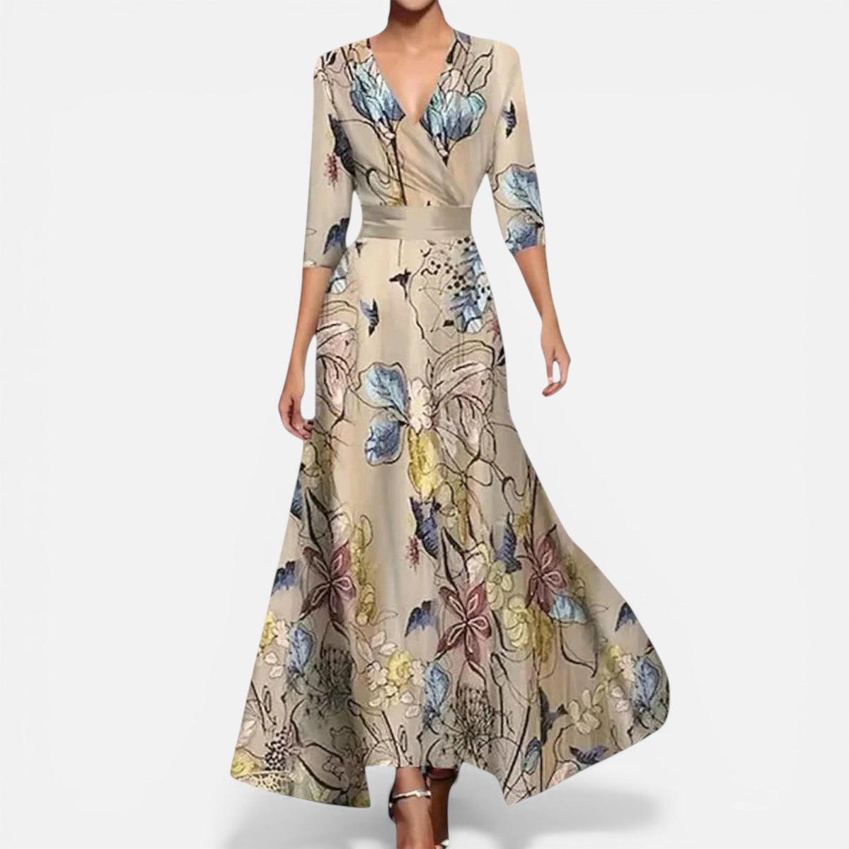 Flowing Statement Occasion Maxi Dress – House of Velari