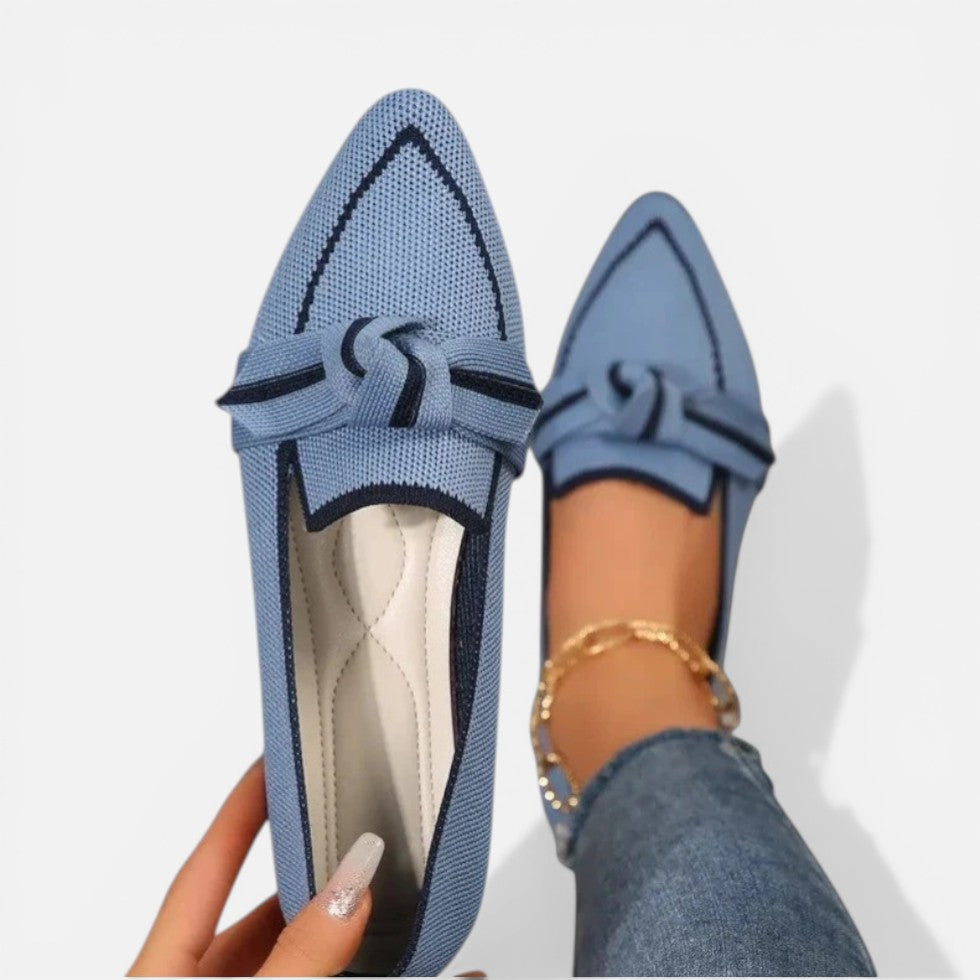 Pointed Knit Ballet Flats – House of Velari