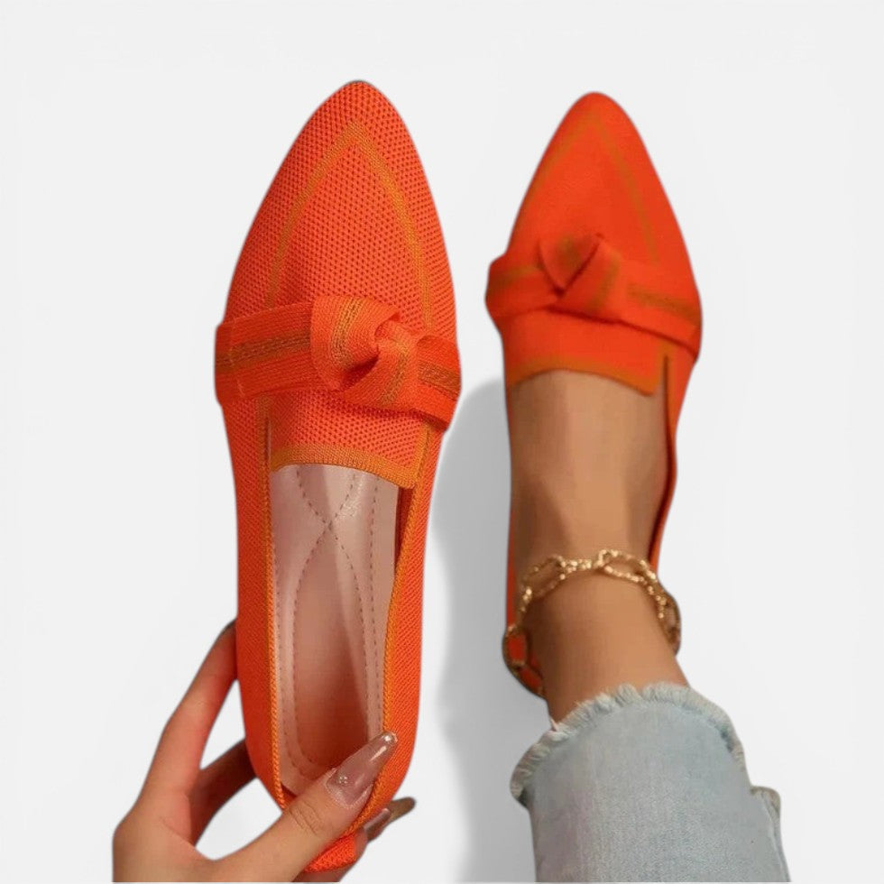 Pointed Knit Ballet Flats – House of Velari