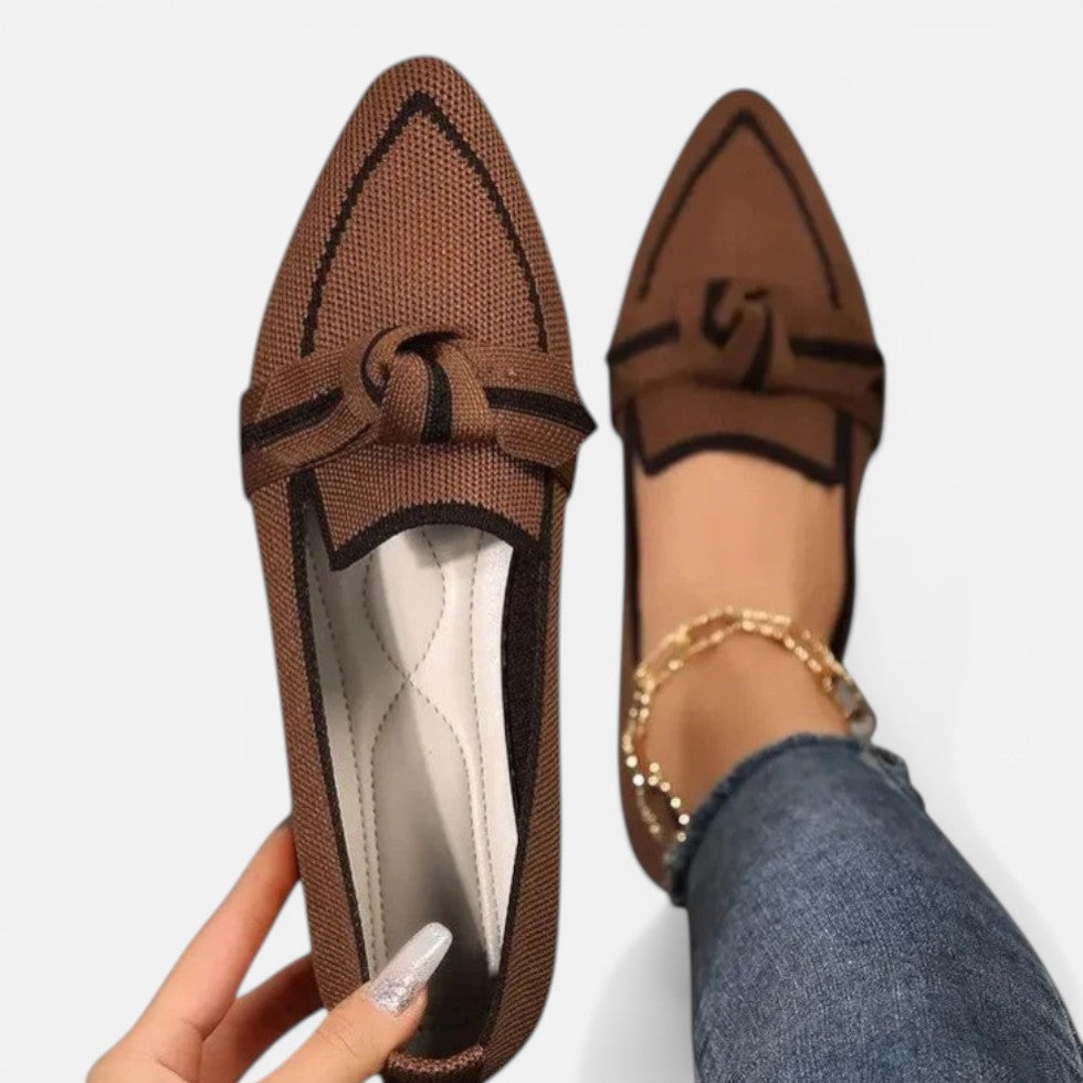 Pointed Knit Ballet Flats – House of Velari