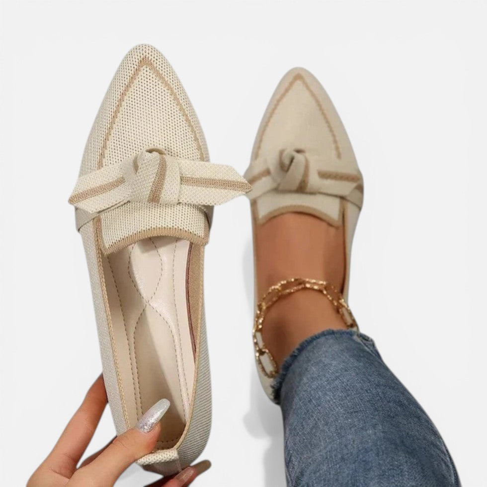 Pointed Knit Ballet Flats – House of Velari