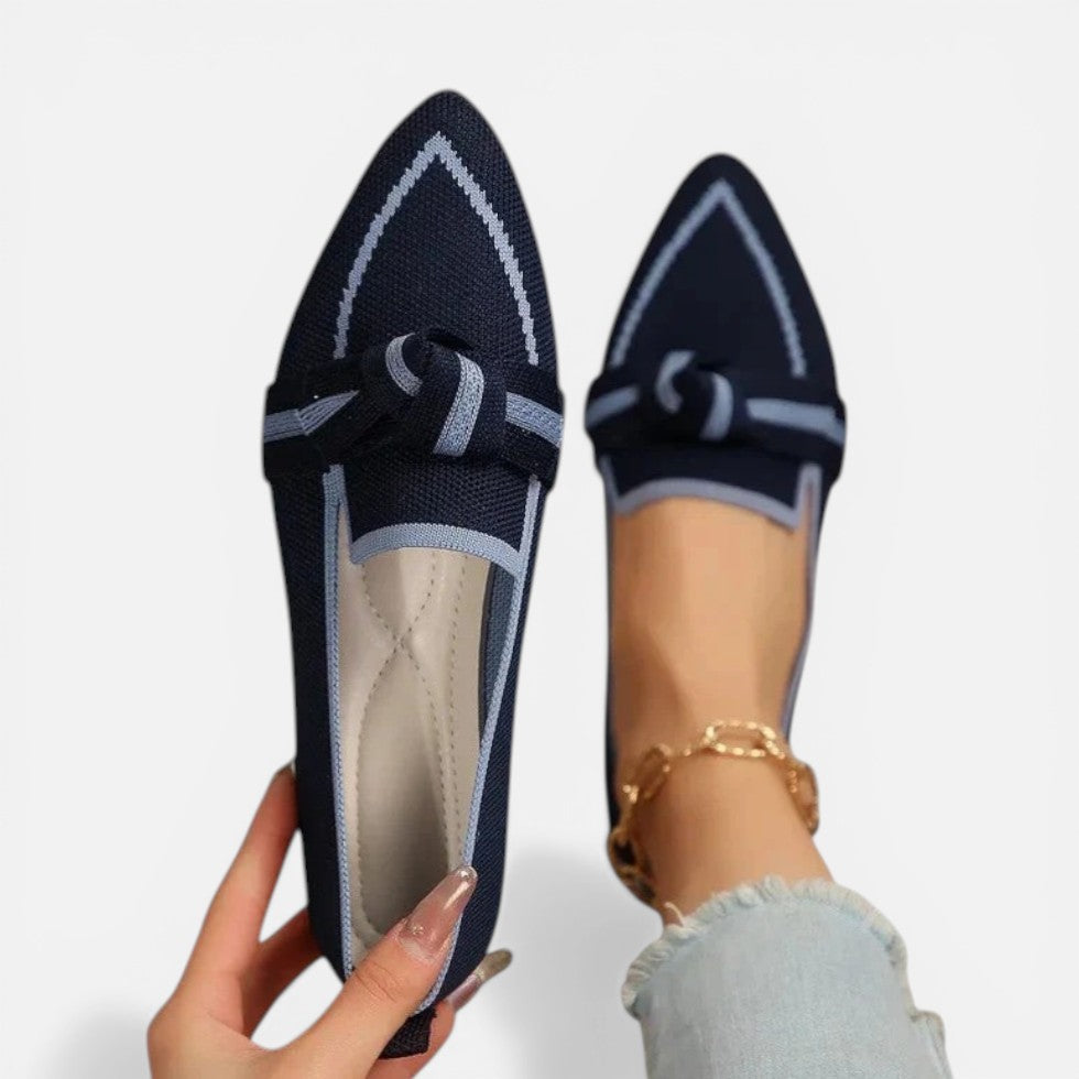 Pointed Knit Ballet Flats – House of Velari
