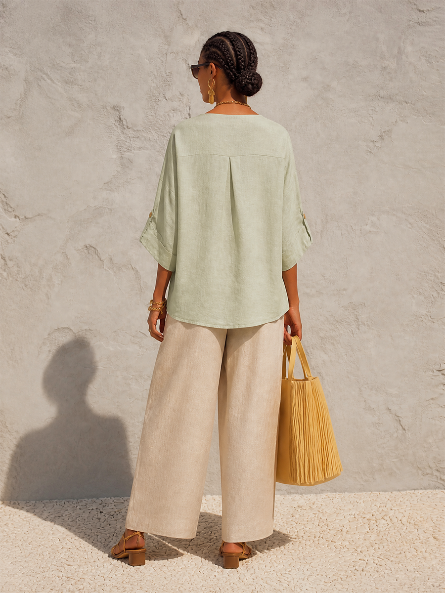 Women's Linen Wrap Jacket – House of Velari