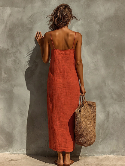 Women's Cotton Square Neck Boho Dress – House of Velari