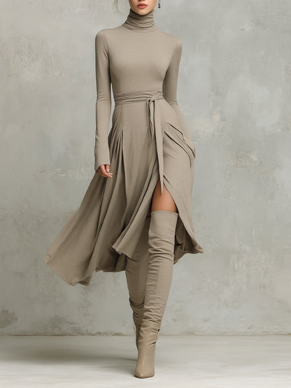 Women's Knit Figure Midi Dress – House of Velari
