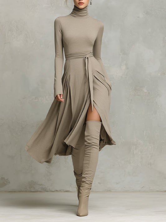 Women's Knit Figure Midi Dress – House of Velari